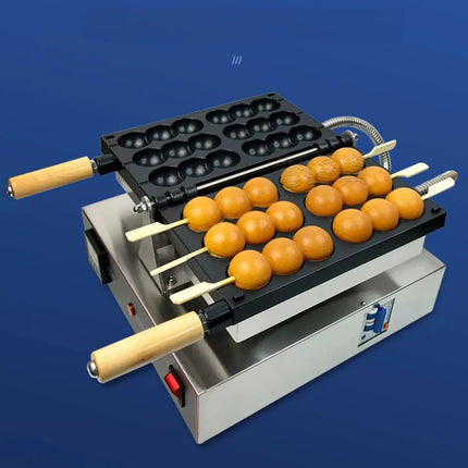 Electric Skewer Waffle Maker Sugar-coated Haws Shaped Waffle Machine Ball Shaped Cake Baking Machine