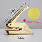 Printed gold color