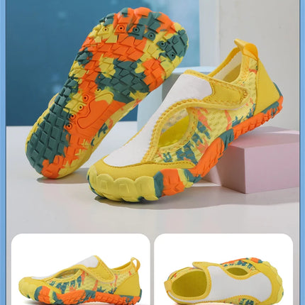 25-38# Quick Drying Water Sports Shoes Kids Summer Aqua Shoes Parent Child Vacation Beach Swim Student Indoor Fitness Shoe