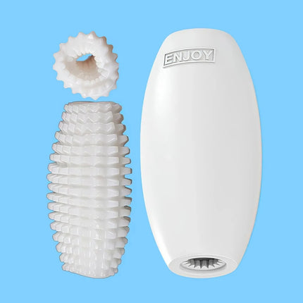 Egg Masturbator Male Sensitivity Trainer Soft TPE Stroker Penis Exercise Cup Adult Male Masturbation Cup Erotic Solo Toy for Men