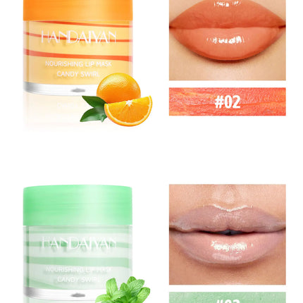 18g Strawberry Lip Balm Hydrating Lip Mask for Night Sleep Fades Lip Lines Plumps & Moisturizes Fruit-Infused Nude Lip Primer