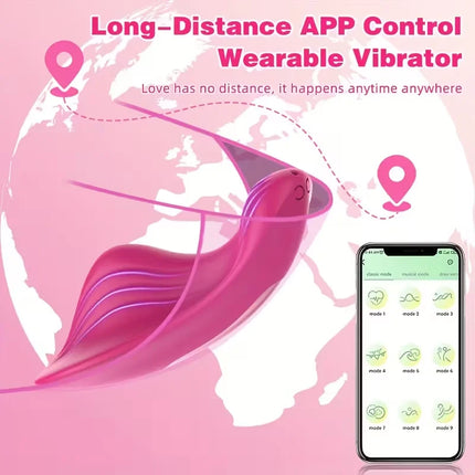 Wearable Vibrator Toy for Female Wireless Panty with App Control Bullet Sex Toy Vibrating Panties for Couples Women's Spring