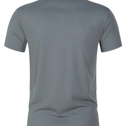 2025 Hot Sale Men's Summer Casual Breathable Comfortable Polo Shirt Men's Solid Color High Quality Short Sleeve T-Shirt