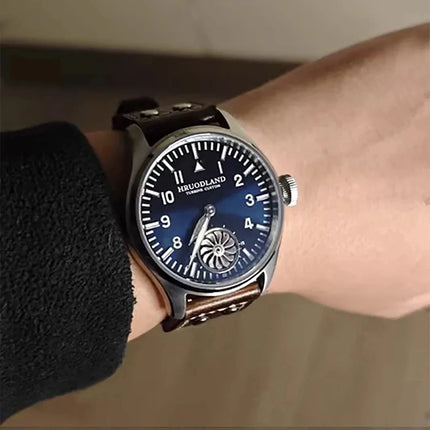 Hruodland 2026 New F016 Mechanical Men Watch Sapphire 10Bar Diving Frosted Dial BGW-9 Luminous Reloj Hombre Watches for Man Gift