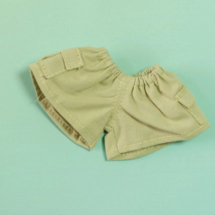 For 17cm Labubu Doll Clothes Labubu Summer Colorful T-shirt Work Pants Dressing Set Labubu Trendy Ropa