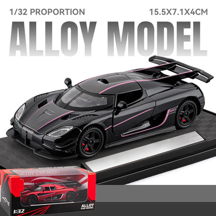 1:32 KNSG ONE 1 ONE-1 Miniature Toys Cars Alloy Diecast Models Boy High Simulation Miniature Holiday Present And Home Trendy Toy