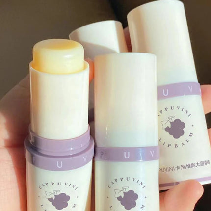 Cappuvini Grape Lipstick Stick 8g Moisturizing Nourishing Hydrating Soothing And Tender Lips For Winter Use Lip Balm Skin Care