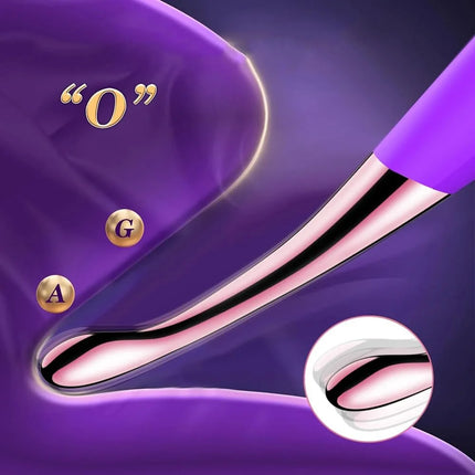 G-point Vibrator Used for Female Magnetic Honey Bean Stimulation Vibrator Multi Frequency Ultrasonic Vibration Charging Female V