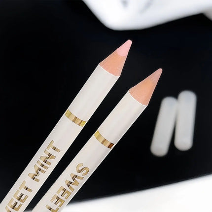2-in-1 Apricot Pink Matte Under Eye Pencil Aegyo Sal Matte White Highlighter Lying Silkworm Pen Eye Makeup Easy To Use Eyeshadow