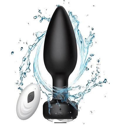 Soft Silicone Anal Plug Mini Erotic Bullet Vibrator Butt Plug Sex Toy for Men Women Gay Couples Anal Prostate Stimulator