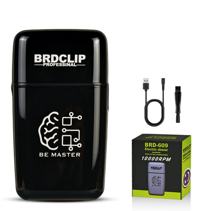 BRDCLIP Electric Shaver Rechargeable Razors Shaving 10000RPM Professional Foil Razor Cordless Shaving Machine for Men BRD-609