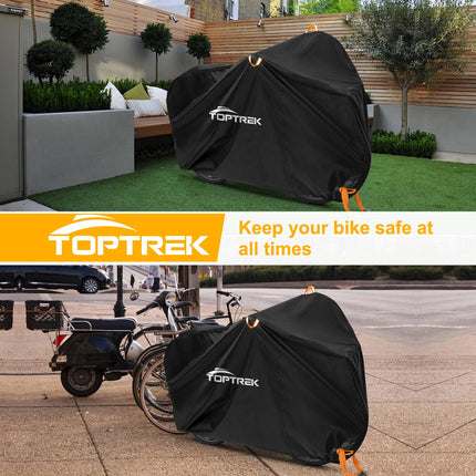 Toptrek Bicycle Cover Waterproof Protect Covers Outdoor Anti-UV Bikes Cover Rain Snow Windproof MTB Shed Dirt Bike Accessories
