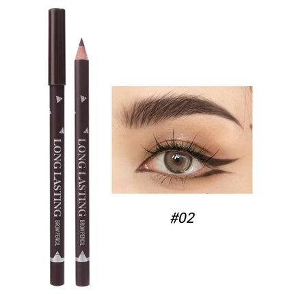 3pcs Waterproof Eyeliner Eyebrow Pencil Professional Long Lasting Natural Eye Brow Enhancers Non-smudge Eyeliner Eyes Cosmetics