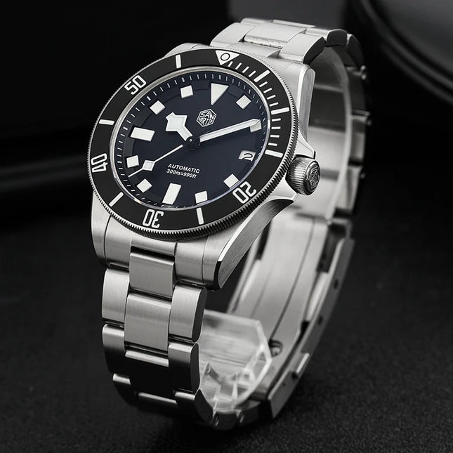 San Martin SN0121TD Titanium Diving Watch ST2130 Automatic Movement Watches Grade5 Titanium 120 Click Waterproof 300m Wristwatch