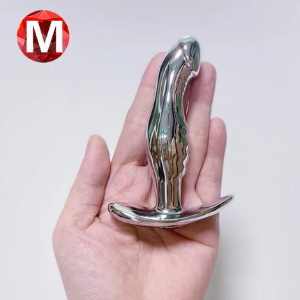1Pcs, Metal Realistic Dildo Anchor Anl Plug, Three Sizes, Gem Base Anal Plug, G-Spot Massage, Sexual Health, Adult Sex, Sex Toys