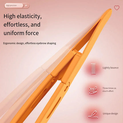 Stainless Steel Slanted Mouth Eyebrow Tweezers Colorful Hair Beauty Fine Hairs Puller Eye Brow Clips Beard Removal Makeup Tools