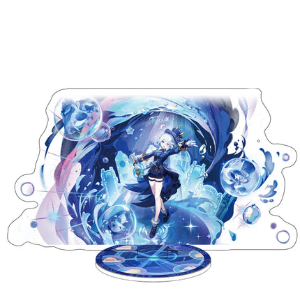 Anime Genshin Impact Figure VARKA ZIBAI Acrylic Stand Model Plate 1pc Desk Decor Standing Sign Game Fans Gift