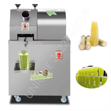 Commercial Stainless Steel Sugarcane Juice Squeezer Automatic Electric Sugar-Cane Press Juice Machine 220v