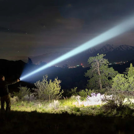 A76 Super Bright Rechargeable Flashlight with Clip -Portable Powerful Illumination for Outdoor Adventure, Emergency & Daily Use