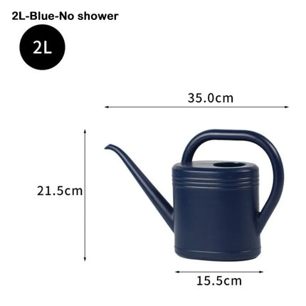 1L/2L Watering Can Pot Plastic Garden Plants Plants Sprinkler Large Capacity Long Mouth Watering Device for Hanging Baskets