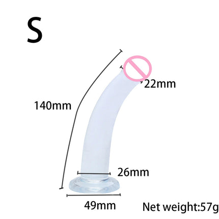 Artificial Dildo Anal Butt Plug Trainer Anal Expansion Training Prostate Vaginal Adult Sex Toy for Women Gays and Lesbians