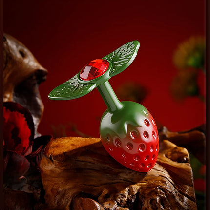 1pcs, Strawberry shaped metal anal plug, butt plug, dildos, adult women toys, adult men toys, adult pleasure, sexual wellness