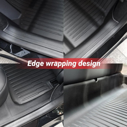 For Tesla Model 3 Highland 2026 2025 Floor Mats with Door Sill Protector Full Cover Floor Liners with Front Rear Cargo Liner