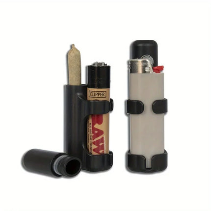 Smell Proof Crush Proof Portable Cigarette Case Lighter Holder