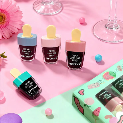 Moist Smooth Ice Cream Dyed Lipstick - Easy To Color Long-lasting Sweatproof No Cup Staining MakeupEssential Ice Cream Liptint