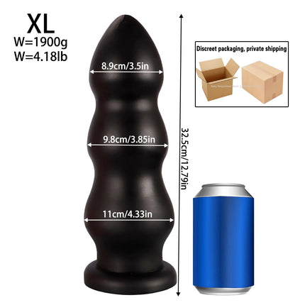 Huge Anal Beads Suction Cup Large Butt Plug Fisting Anal Toys Prostate Massager Anal Dilator Trainer Anas Sex Toys For Men Women