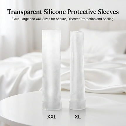 Silicone penis  Sleeve Adult toys Large Size Soft Durable Sealed Protective Easy Clean Comfortable For Men sex Accessories