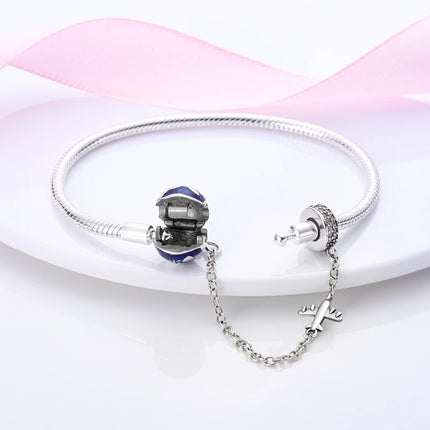 925 Sterling Silver Bracelets 17-20CM Original Leaf Clover Butterfly Heart Bracelet Fit DIY Charms Beads Fashion Women Jewelry