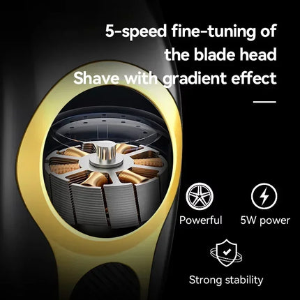 Kemei KM-2373 Professional Hair Clipper Magnetic Levitation Motor 8800 Rpm Charging Base Hair Clipper Men's Trimmer for Men