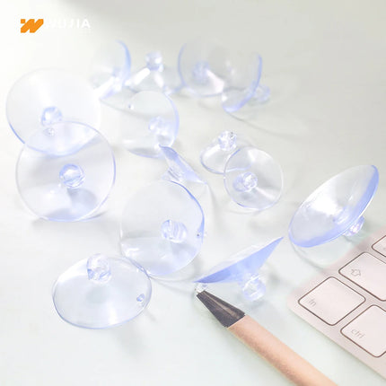 30/50/100pcs Clear Sucker Powerful Vacuum with Holes Suction Cups Wall Kitchen Bathroom Wedding Car Glass Decorate Hooks 25-40mm