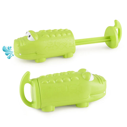 Kids Pull Out Water Gun Shark Design Summer Beach Bath Sprink Outdoor Fun Water Safe Toy Cartoon Material Portable Dinosaur