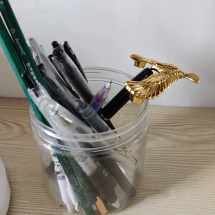 Balance Bird Metal Eagle Toy Gravity with Pyramid Combination Set Children Physical Science Adults Office Desktop Toy Gifts