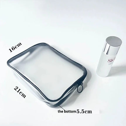 20Custom Waterproof Storage Bag Portable Cosmetic Pvc Bag  Handbag Toiletry Bag Minimalist Transparent Makeup Bag Travel Washbag