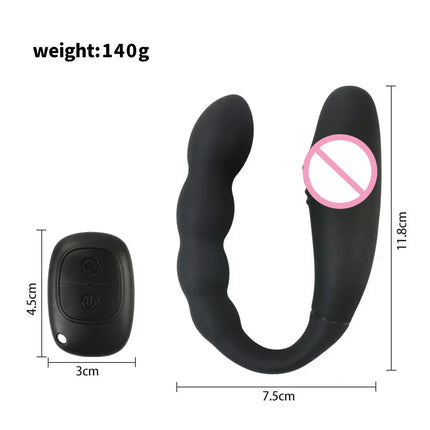 U-shaped Dildo Wireless Control G Spot Vagina Clit Anal Massage Double Headed Vibrators Adult 18 Sex Products Sex Toys for Women