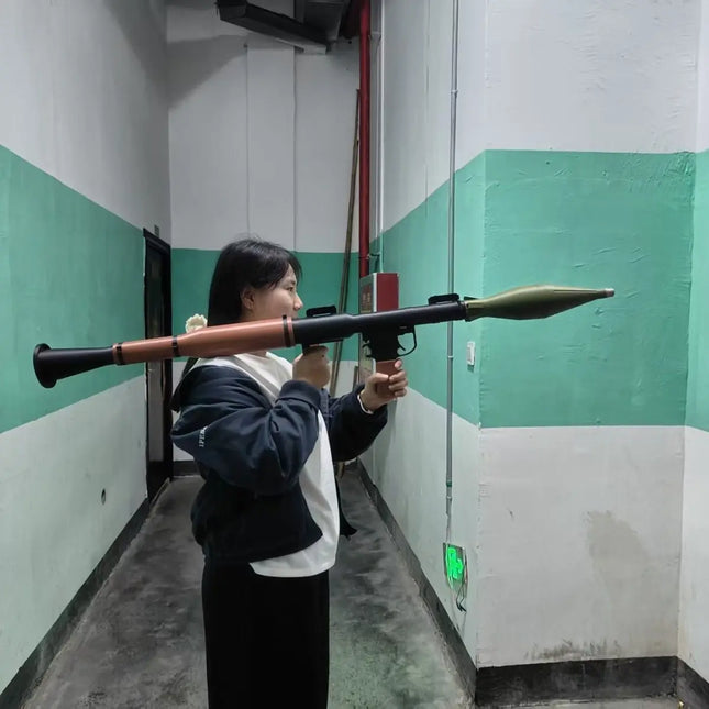 1/1 3D Printed Soviet RPG & Chinese Type 69 Rocket Launcher Replica - Detailed Scale Model for Collector Display,Office Decor