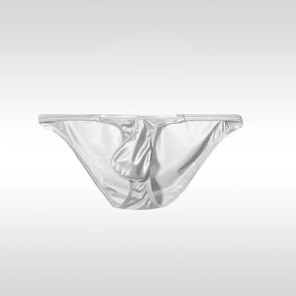 Japanese Men's Underwear Upturned Style Narrow Side Triangle Panties Low Waist Sexy Tight Half Wrap Buttocks Briefs