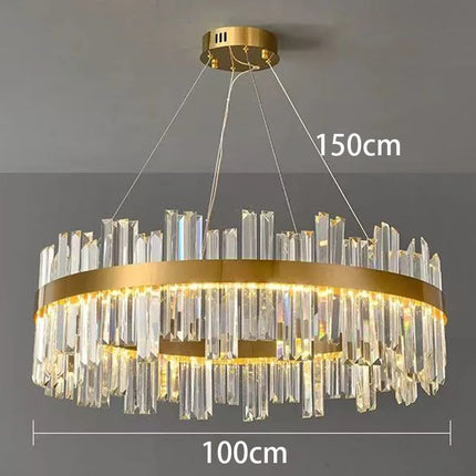 home decorationPendant lights, luxury crystal living room chandelier, dining room Pendant lamp, ceiling light, indoor lighting