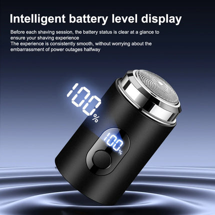 Men Electric Mini Shaver Rechargeable Type-c Charging Car Portable Led Digital Display Wet & Dry Shaver Men Women Home Razor.