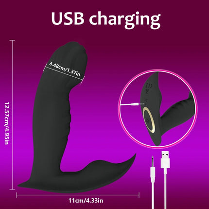 APP Control Male Prostate Massager Wiggle Anal Vibrator for Men Swing Butt Plug for Gay Perineum Stimulator Sex Toy for Couples