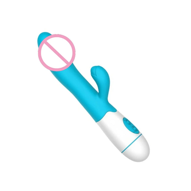 Powerful Rabbit G-Spot Vibrator Female Dildo Clitoris Stimulator Penetration Vagina Massager Masturbator Adult Sex Toys for Women