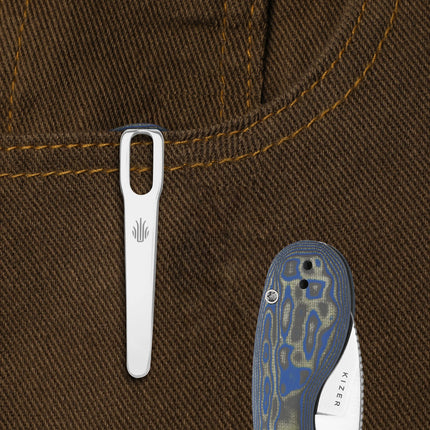 Kizer Pocket Folding  Microbe V2742A1/A2/A3/A4/A5/A6 14C28N Blade With Aluminum/Micarta/G10 Handle Outdoor Camping Knives