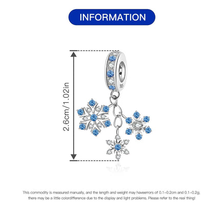 Orstarry Charm Silver 925 Beads Blue Series Fit Bracelet Charms DIY Original Fashion Pendants For Women Jewelry Trendy Gifts