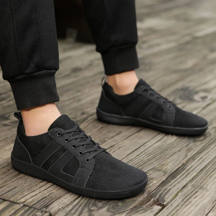 Minimalist Barefoot Shoes Male Lightweight Breathable Zero Soles Wide Toe Men's Running Shoes Outdoor Casual Walking Shoes