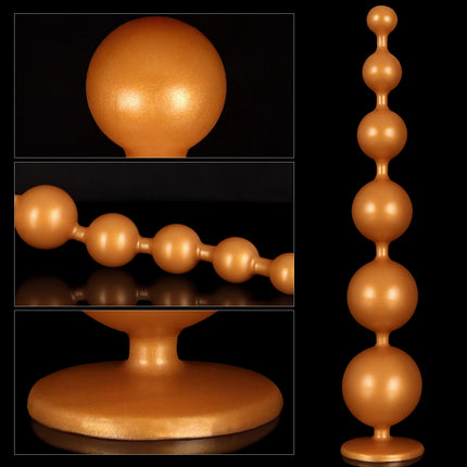 Long Huge Anal Butt Plug Dilator Silicone Huge Long Anal Beads Anal Balls Big Butt Anal Training Adult Sex Toy For Woman Man Gay