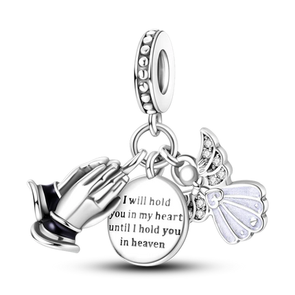 Inlaid Zircon Charm Beads 925 Sterling Silver Color Love Heart Snake Dangle Fit Original Bangle Bracelet Charms Pendant Jewelry