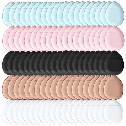 50/100PCS Mini Finger Puff Makeup Sponge Puffs Concealer Foundation Air Cushion Cosmetic Tool Dry Wet For Women Beauty Wholesale